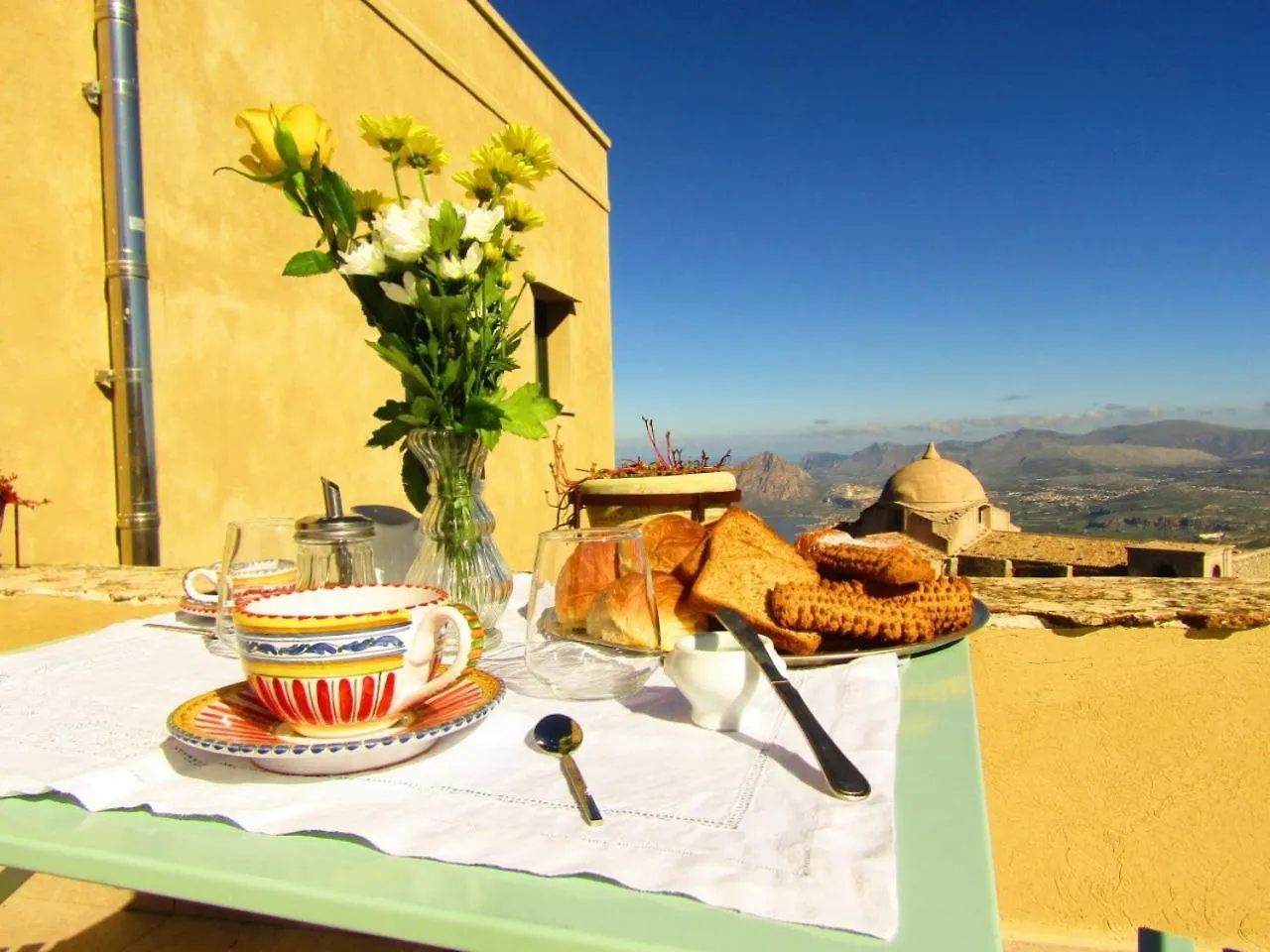 Casa Cattauro Camere Vista Cielo Erice